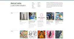 Desktop Screenshot of masataka-contemporary.com